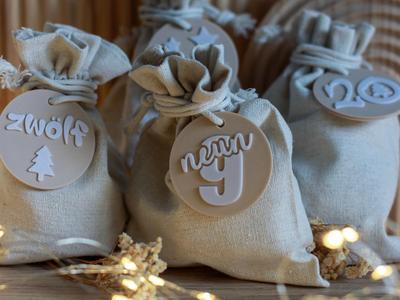 Advent Calendar Numbers 1 to 24