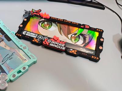 Zenless Zone Zero Orpheus & Ghostfire Laser Ticket Protective Case