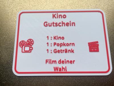 Cinema voucher