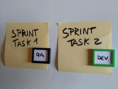 Post-it avatar holder