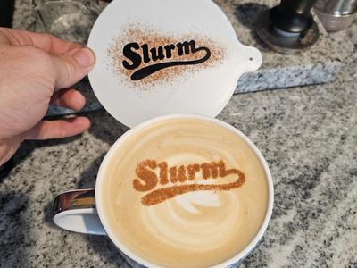 Perfect Slurm Futurama Latte Art Stencil