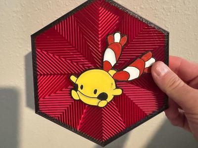 #433 Chingling Hex Wall Art