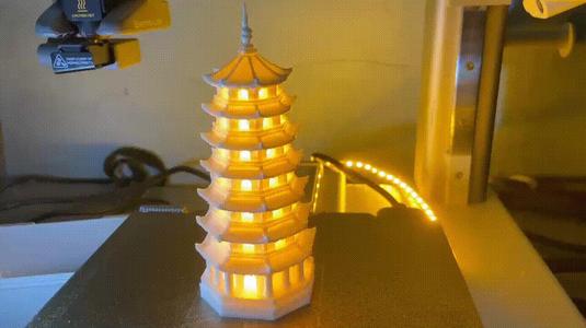 Octagonal Pagoda Lighting