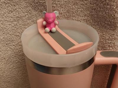 Cute Bear Straw Topper
