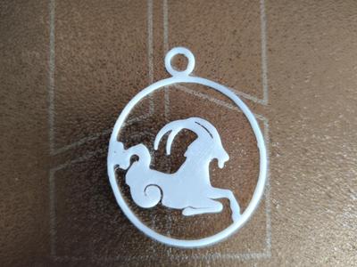 Capricorn Zodiac Ornament 