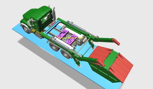 1/14 Garbage truck and trailer   **(Cabin is not included)**