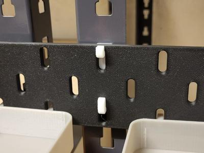 Heavy-Duty Rack Hook for Modular Pegboard Walls