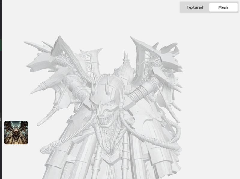 Gargoyle pen and paper clip holder