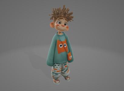 Buddy the Fuzzy Friend – Playful Chibi Figure