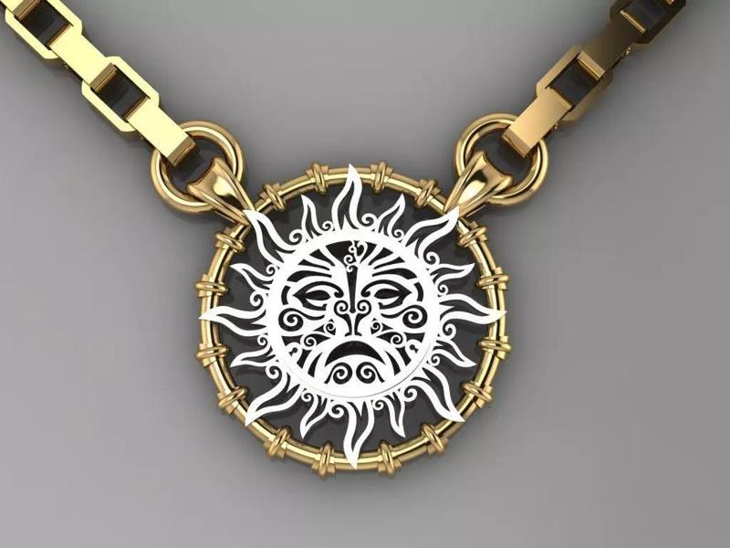 Sun Ra pendant p0013