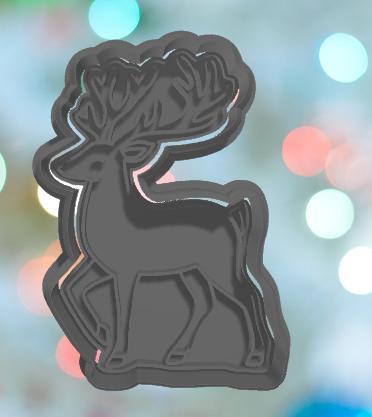 Christmas Reindeer Cookie Cutter
