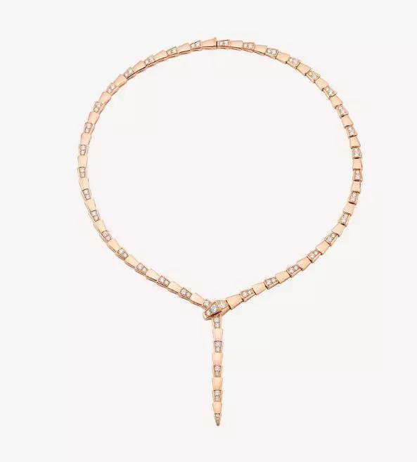 SERPENTI VIPER NECKLACE with demi pave diamonds