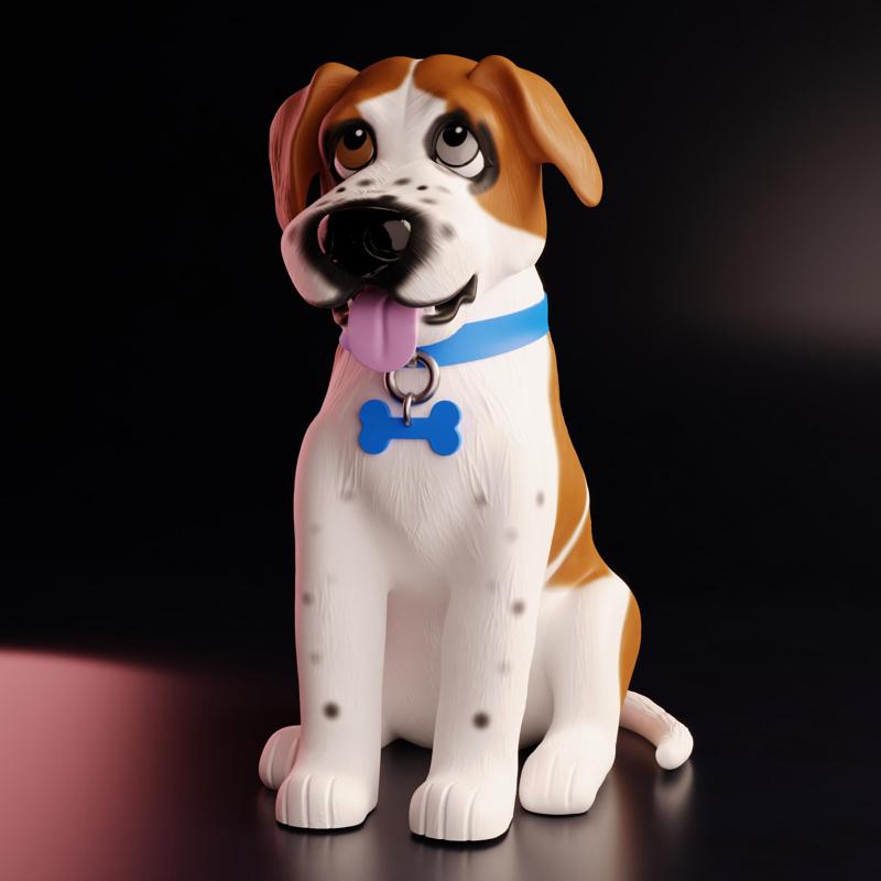 perro mestizo san bernardo