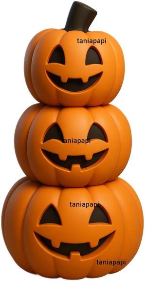 The three pumpkins file + cookie cutter outer + stickers for biscuits set
