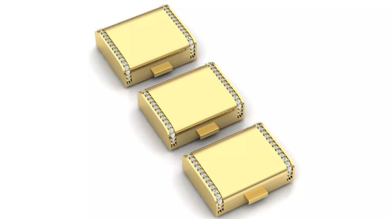 PACK Cuban Locks with Diamonds Sides 20mm 21mm 22mm