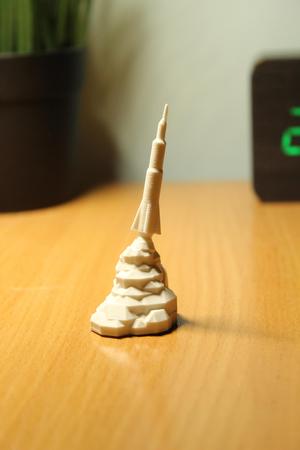 Launched Rocket table desk decoration