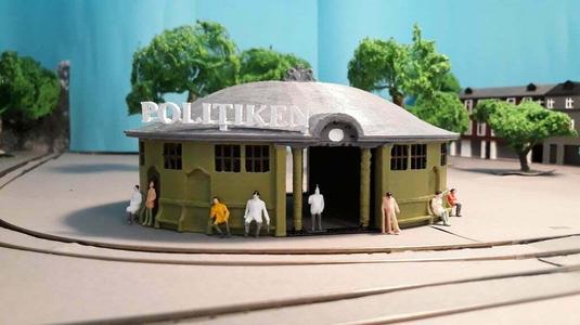 Tram stop in H0 / HO