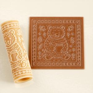 Folk Bear Texture Roller