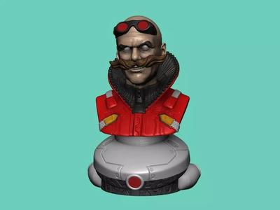 Dr Robotnik Eggman STL