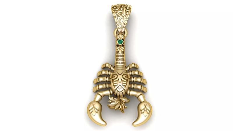 Scorpio Nyle Pendant  3D Printable Model
