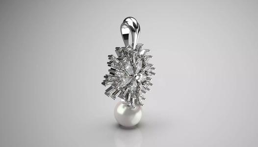 bride pearl jewelry pendant pp0038