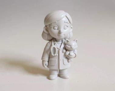 Cartoon Veterinarian 3D Printable