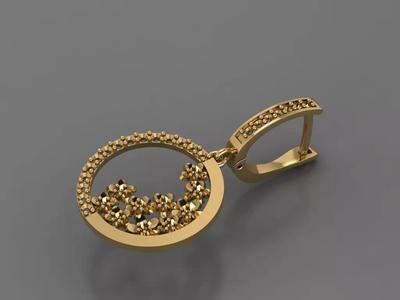 earring jewelry flower