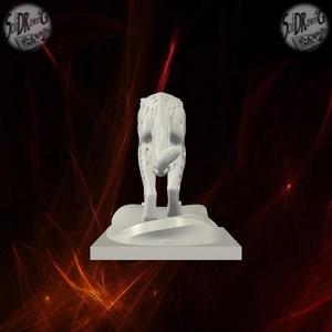 Cheetah on Rock Statue – SoliDRawinGs SG889
