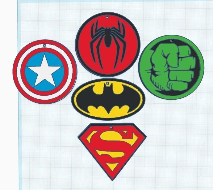Super Heroes Shields