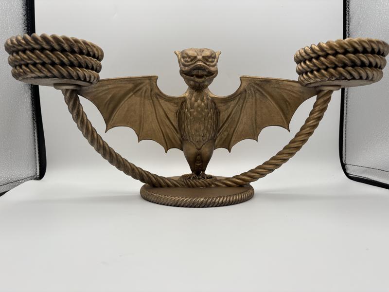 The Haunted Mansion Themed Bat Drink Holder With Candle Stick Holder Variant