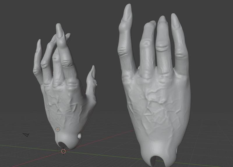 Grimhilde Witch Hands, Old Hands Witch