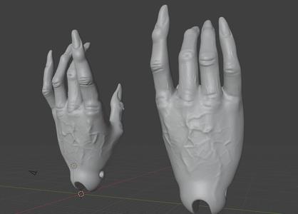 Grimhilde Witch Hands, Old Hands Witch