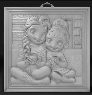 Elsa and Vanellope