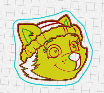 cookie cutter paw patrol everest