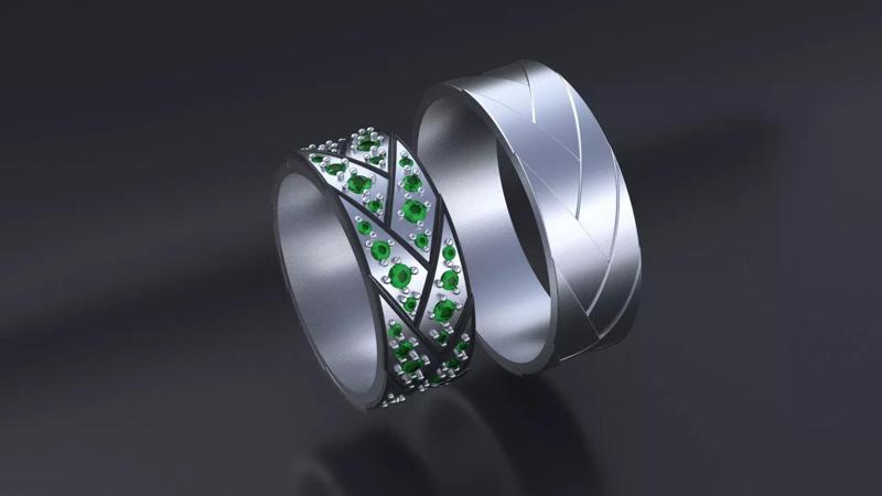 Wedding Band-rings cnc or