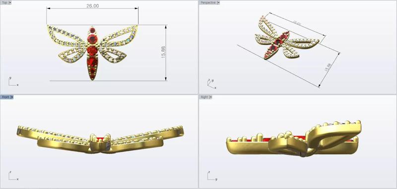 dragonfly brooch