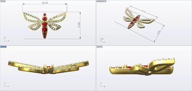 dragonfly brooch