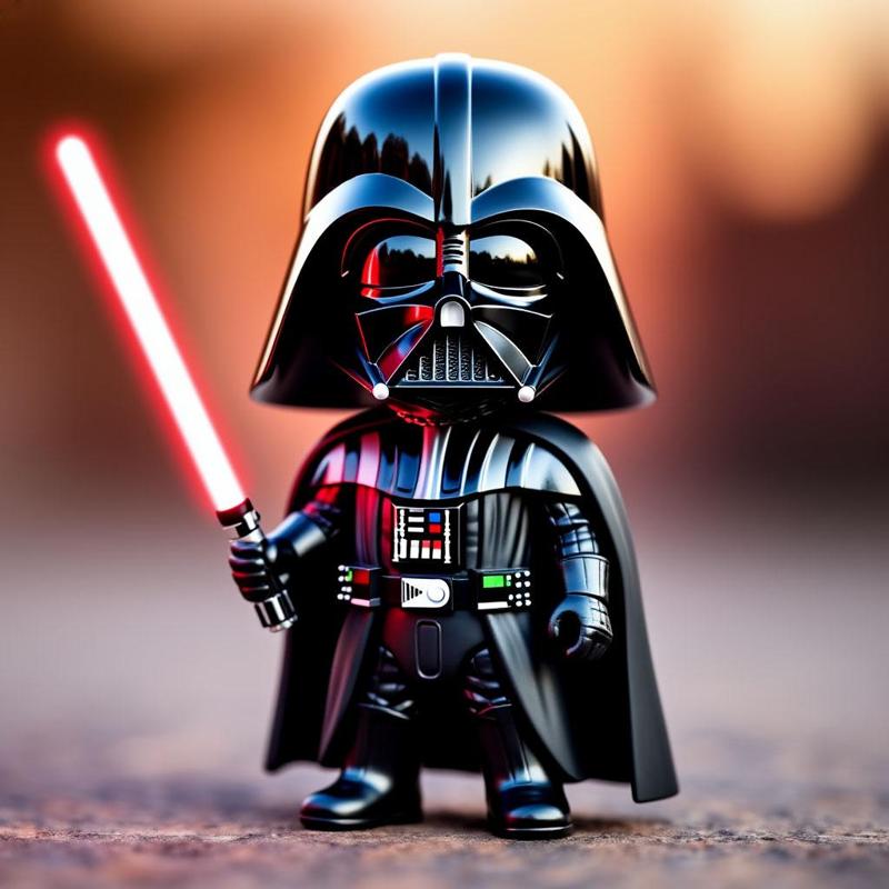 Chibi-Darth Vader is a Mini Emperor.