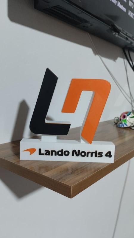 Lando Norris logo poster