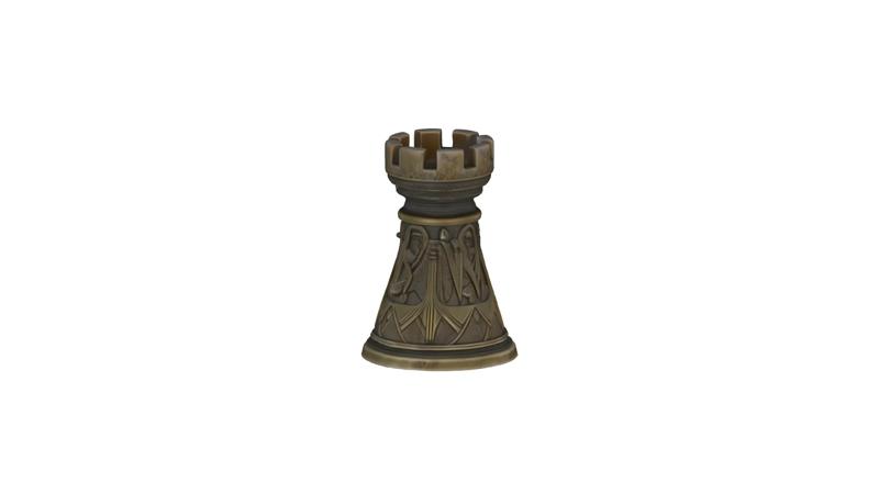 Chess Rook figure