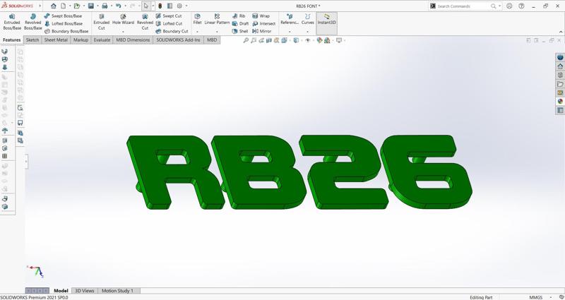 RB26 Font