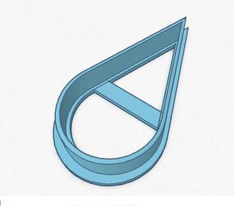 drop" cookie cutter