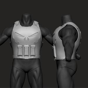 Punisher chest armor 1/6 scale TBLeague M34