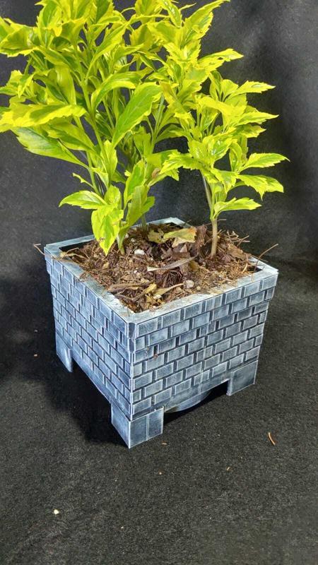 Maceta Estilo Piedra Antigua