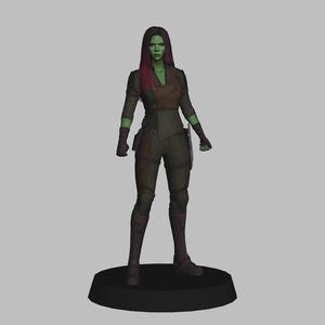 Gamora - Guardians of the Galaxy Vol. 3 LOW POLYGONS AND NEW EDITION