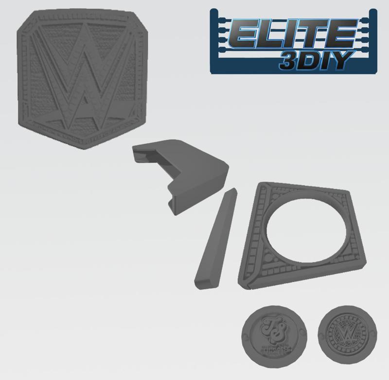 WWE Women's Universal Championship 2023 Plates