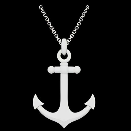 Classic Mariner's Anchor Pendant
