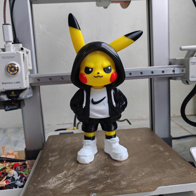 pikachu urban vibes Fan art (no ams-multiparts/3mf)