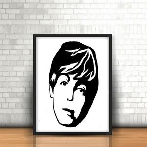 Paul McCartney wall sculpture 2D