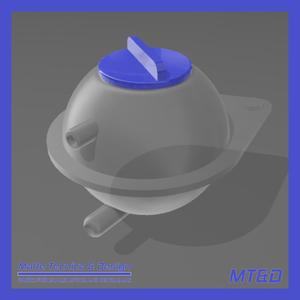 Another Coolant Reservoir for Scale Autos and Dioramas